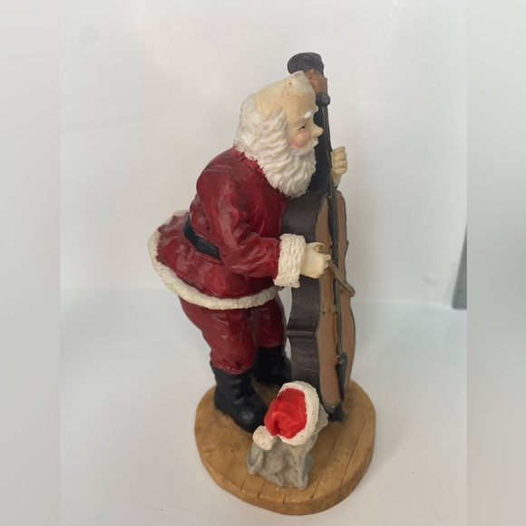 Santa Clause Playing Cello Figurine - Picture 3 of 6